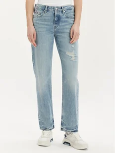 Tommy Hilfiger Jeansy Classic WW0WW41307 Niebieski Straight Fit - Spodnie damskie - miniaturka - grafika 1