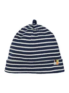 Czapki damskie - loud + proud Czapka beanie w kolorze granatowo-białym - miniaturka - grafika 1