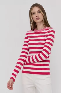 Swetry damskie - MAX&Co. sweter wełniany damski kolor różowy lekki - - grafika 1