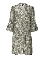 Sukienki - Vero Moda Sukienka w kolorze beżowo-brązowym - miniaturka - grafika 1