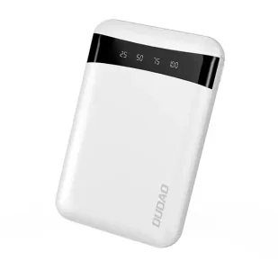 Dudao przenośny powerbank USB 10000mAh biały (K3Pro mini) - Powerbanki - miniaturka - grafika 2
