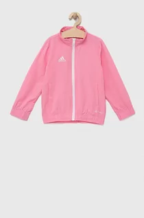 Kurtki i płaszcze dla dziewczynek - adidas Performance kurtka dziecięca ENT22 PREJKTY kolor różowy - grafika 1
