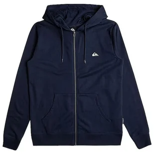 bluza męska QUIKSILVER BASIC HOOD ZIP NAVY BLAZER - Bluzy męskie - miniaturka - grafika 1