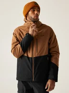 Kurtki męskie - Regatta Kurtka przejściowa "Highton Stretch" w kolorze jasnobrązowo-czarnym - miniaturka - grafika 1