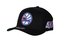 Czapki i chusty sportowe męskie - Mitchell & Ness - 50Th Anniversary Patch Philadelphia 76Ers - miniaturka - grafika 1