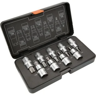 Neo Tools Zestaw końcówek Torx 08-707 1/2 cala 9 elementów) - Akcesoria do elektronarzędzi - miniaturka - grafika 1