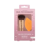 Gąbeczki do makijażu - Real Techniques Glowstorm zestaw do makijażu mini pędzel + gąbeczka - miniaturka - grafika 1