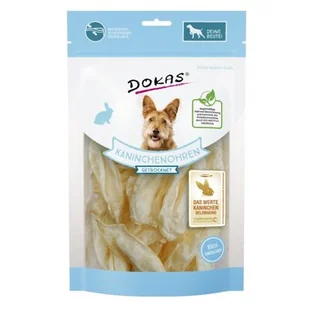 Dokas, królicze uszy bez sierści - 4 x 70 g - Przysmaki dla psów - miniaturka - grafika 2