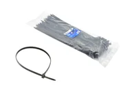 Pozostałe akcesoria sieciowe - opaski zaciskowe nylonowe czarne 180x3.6mm UV 100szt. - miniaturka - grafika 1