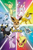 Plakaty - GBeye Pokemon Eevee Ewolucja - plakat 61x91,5 FP4426 - miniaturka - grafika 1