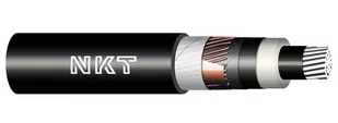 Kabel XUHAKXS 1x120/50 RMC 12/20 kV elektroenergetyczny średniego napięcia wg PN-HD 620-10C, bęben zwrotny, NKT CABLES - Przewody elektryczne - miniaturka - grafika 1