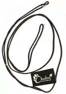 Chaba Smycz ringówka - 4mm czarna - Smycze dla psów - miniaturka - grafika 1