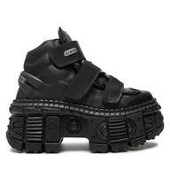 Glany damskie - Glany NEW ROCK M-WALL285-S2 Czarny - miniaturka - grafika 1