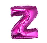 Balony i akcesoria - GoDan Balon foliowy litera Z, 14", różowy FG-L35RZ - miniaturka - grafika 1