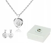 Biżuteria dla dzieci - CHRZEST ŚW. Srebrny łańcuszek 40 cm MEDALIK LM52X - miniaturka - grafika 1