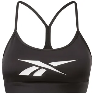 Damski Stanik sportowy REEBOK S LUX SKINNY STRAP BRA H51861 – Czarny - Biustonosze - miniaturka - grafika 1