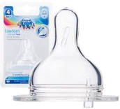 Smoczki do butelek - CANPOL BABIES SMOCZEK SILKONOWY DO BUTELKI SZEROKI KASZKA - miniaturka - grafika 1