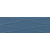 Płytki ceramiczne - Cersanit C GRAVITY MARINE BLUE SILVER INSERTO SATIN 24x74 - miniaturka - grafika 1