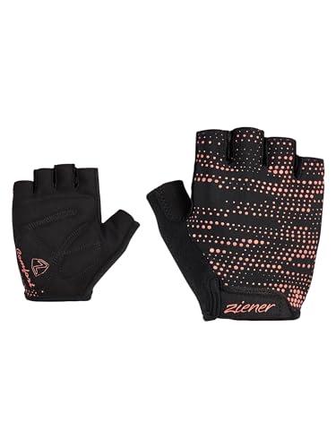 Ziener CIMEA damskie rękawiczki rowerowe/do jazdy na rowerze górskim, z krótkimi palcami, oddychające, amortyzujące, mud Rose, 7,5