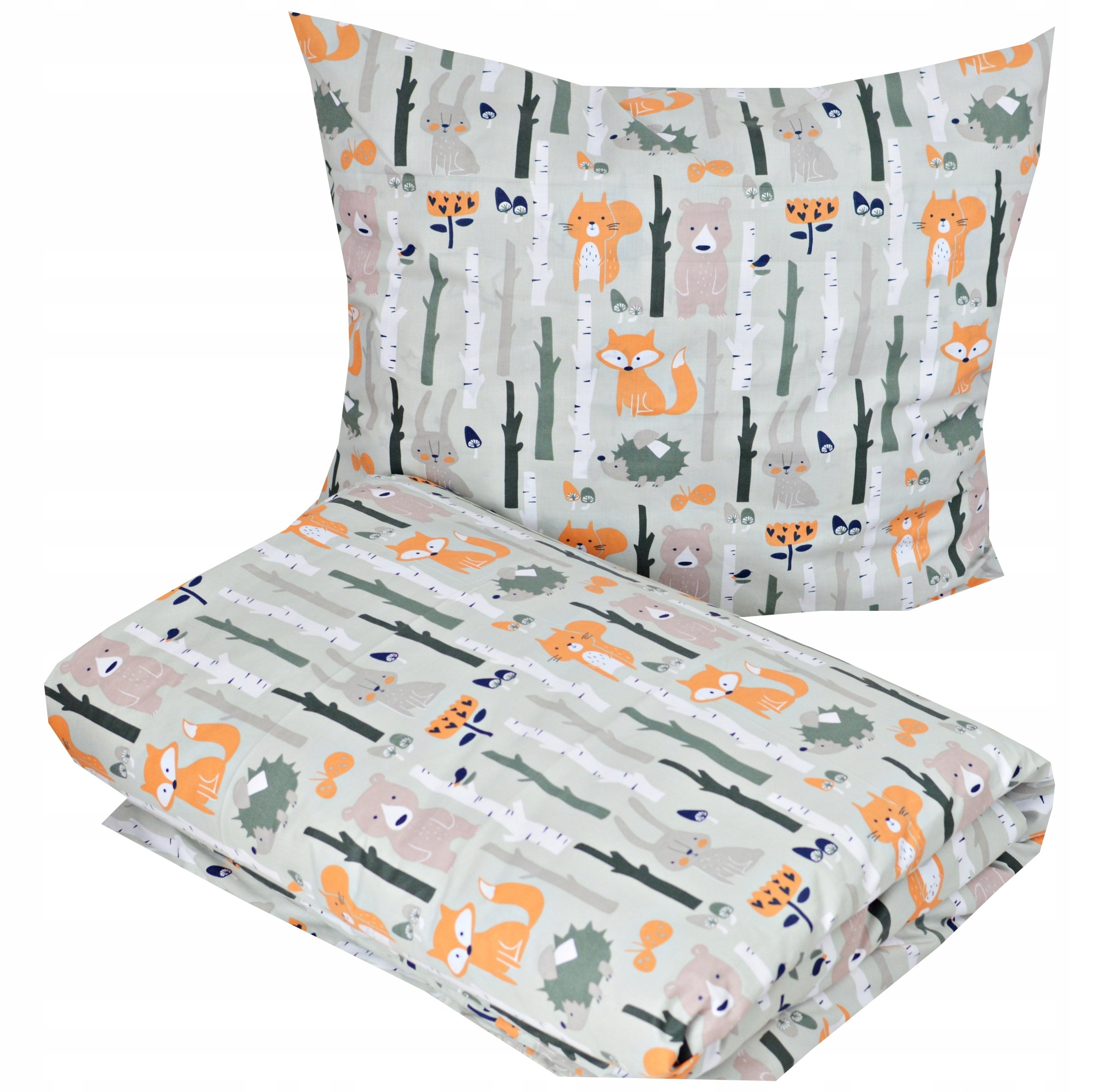 Komplet Pościeli Bawełnianej 140x200 Poduszka 60x50 Bawełna 100%