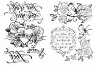 Akcesoria i części do ekspresów do kawy - Papier Do Transferów 2 Arkusze A4 Czarny Wzore Tatuażów Ozdoba Stamperia - miniaturka - grafika 1