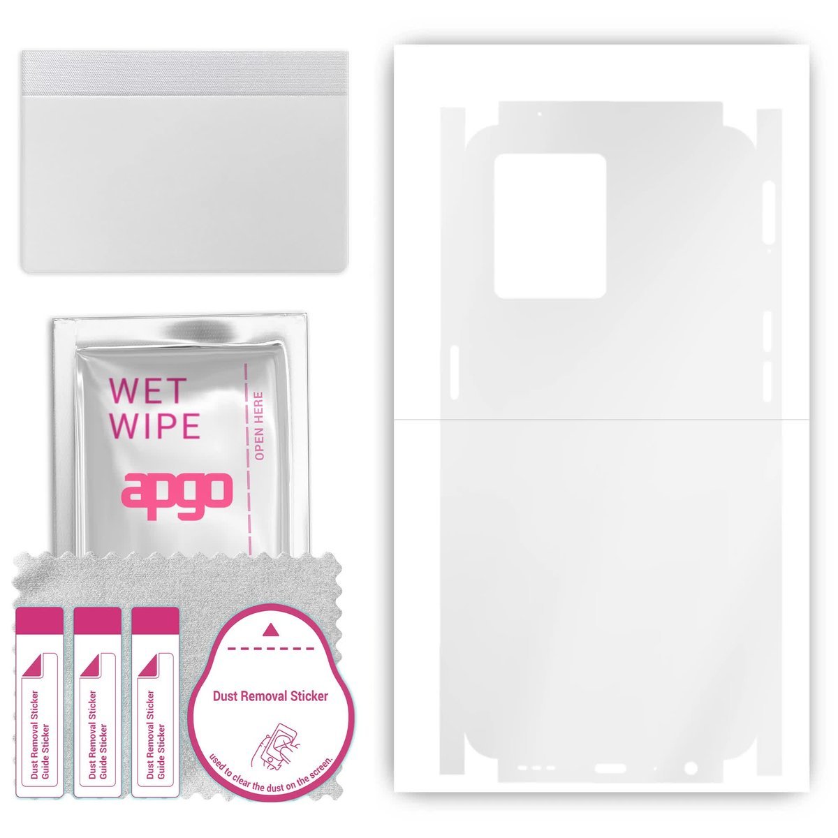 Folia hydrożelowa naklejka przezroczysta na TYŁ+BOKI do Oppo Reno F21 Pro 4G - apgo hydrogel TPU