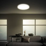 Lampy sufitowe - Briloner Lampa sufitowa LED Tava, biała, Ø 24 cm, tworzywo sztuczne - miniaturka - grafika 1