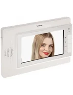 Domofony - Euratech Wideo Monitor 7 Cali LCD M320W Vidos White - miniaturka - grafika 1