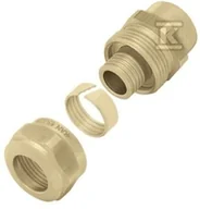 Łączniki, trójniki, kształtki - Złączka mosiężna skręcana GW do rur PEXC i PERT - 25x3.5 G3/4" - miniaturka - grafika 1