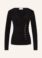 Bluzki damskie - Joseph Ribkoff Bluzka Z Dżerseju schwarz - miniaturka - grafika 1