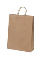 Opakowania i torebki na prezenty - Torby papierowe, brązowe, 26x12x32 cm, 10 sztuk - miniaturka - grafika 1