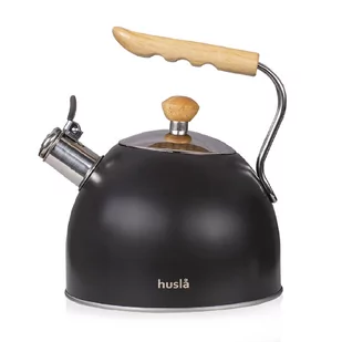 Husla CZAJNIK Z GWIZDKIEM 2,5L brown 73908 - Czajniki na gaz - miniaturka - grafika 1