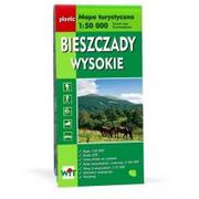 AGENCJA WYDAWNICZA WIT Mapa turystyczna Bieszczady Wysokie 1:50 000 WiT