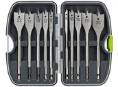 Wiertła - Zestaw wierteł płaskich do drewna 1/4" 6,8,10,12,14,,16,18,20,22,25 LUNA - miniaturka - grafika 1