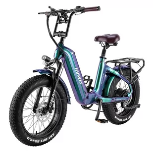 FAFREES F20 Master E-bike 20*4.0 inch Air Tire 500W Rear Drive 25km/h Max Speed 48V 22.5Ah Battery 140-160km Range Green - Rowery - miniaturka - grafika 3