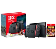 Konsole Nintendo - Nintendo Switch 2 Joy-Con Czarny + Mario Kart World + Donkey Kong Bananza - miniaturka - grafika 1