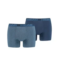 Majtki męskie - Head Bokserki Męskie Basic Boxer 2P Blue/Jeans 701202741 003 M - miniaturka - grafika 1