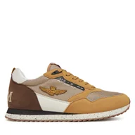 Sneakersy męskie - Sneakersy Aeronautica Militare 251SC288CT3545 Zielony - miniaturka - grafika 1