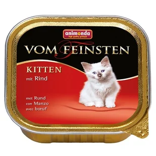 Animonda Szalka Vom Fein Kitten Wołowina 100 G - Mokra karma dla kotów - miniaturka - grafika 2