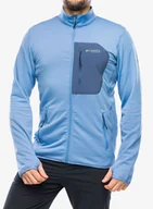Bluzy sportowe męskie - Bluza bez kaptura Columbia Triple Canyon Grid Fleece Full Zip - skyler/dark mountain - miniaturka - grafika 1
