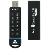 Pendrive - Apricorn Aegis Secure Key 3.0 240 GB USB Typu-A 3.2 Gen 1 (3.1 Gen 1) Czarny ASK3-240GB - miniaturka - grafika 1