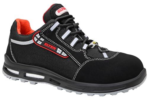 ELTEN Senex XXT ESD S3 buty ochronne dla mężczyzn i kobiet, trampki, sportowe, lekkie, czarne, plastikowa czapka, rozmiar 9