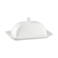 Inne naczynia kuchenne - Maselnica porcelanowa 21 cm x 14,5 cm WHITE PRINCESS - miniaturka - grafika 1