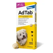 Artykuły przeciw pasożytom - Elanco AdTab Dog 112,5mg (2,5-5,5kg) 1 tabletka - miniaturka - grafika 1