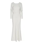 Sukienki - YAS Sukienka wieczorowa 26030293 Biały Regular Fit - miniaturka - grafika 1