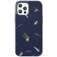 Etui i futerały do telefonów - Uniq UNIQ etui Coehl Reverie iPhone 12/12 Pro 6,1" niebieski/prussian blue - miniaturka - grafika 1
