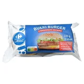 Inne pieczywo - Carrefour Classic Bułki burger z nasionami sezamu 220 g (4 sztuki) - miniaturka - grafika 1