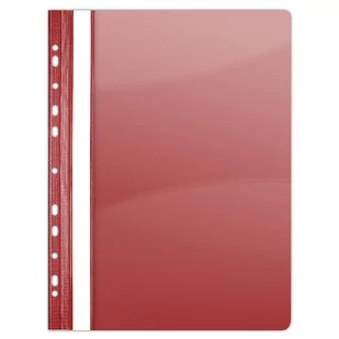 Donau Skoroszyt , PVC, A4, twardy, wpinany, czerwony 1704001-04 - Teczki i skoroszyty - miniaturka - grafika 1