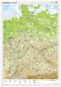 Pozostałe książki - Posterkarten Geographie: Deutschland: physisch - miniaturka - grafika 1