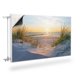 MASKOWNICA Magnetyczna Na Grzejnik KRAJOBRAZ Plaża Słońce 110cm x 60cm - Obrazy i zdjęcia na płótnie - miniaturka - grafika 1